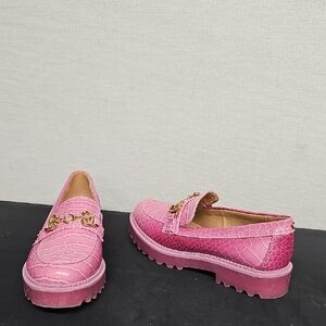 CIRCUS NY DEANA CROC EMBOSSED LUG LOAFER BFPM-11-144